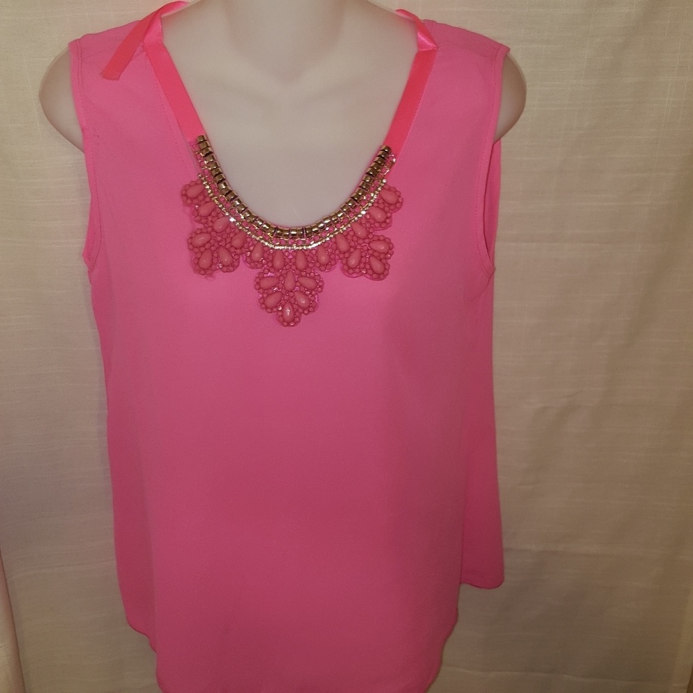 style me| top pink |size:s| new without tags